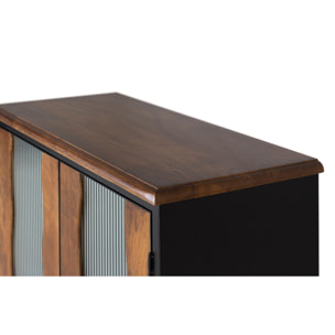 Aparador de Madera de Mango Estilo Industrial