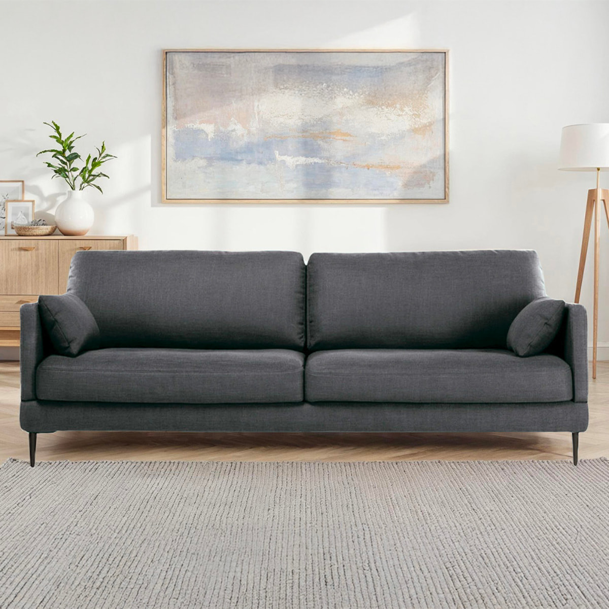 Canapé Tissu Droit Splendido - 3 Places