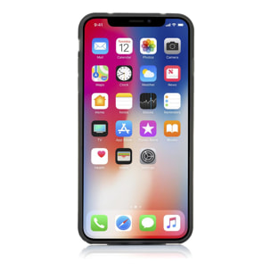 CARCASA TPU TRANSPARENTE CON COLOR IPHONE X