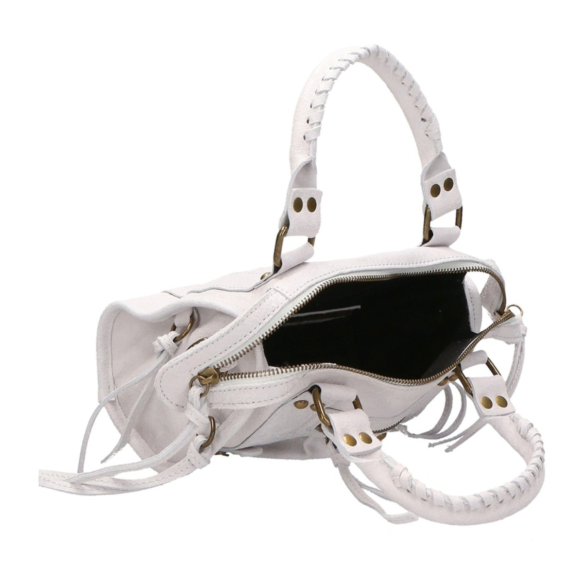 Borsa a spalla da donna - Modello Erisia - Vera pelle - 25.0 x 15.0 x 10.0 cm
