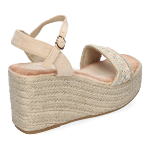 Sandalia de Cuña de Yute para Mujer, Comodas y Elegantes, Diseño Moderno