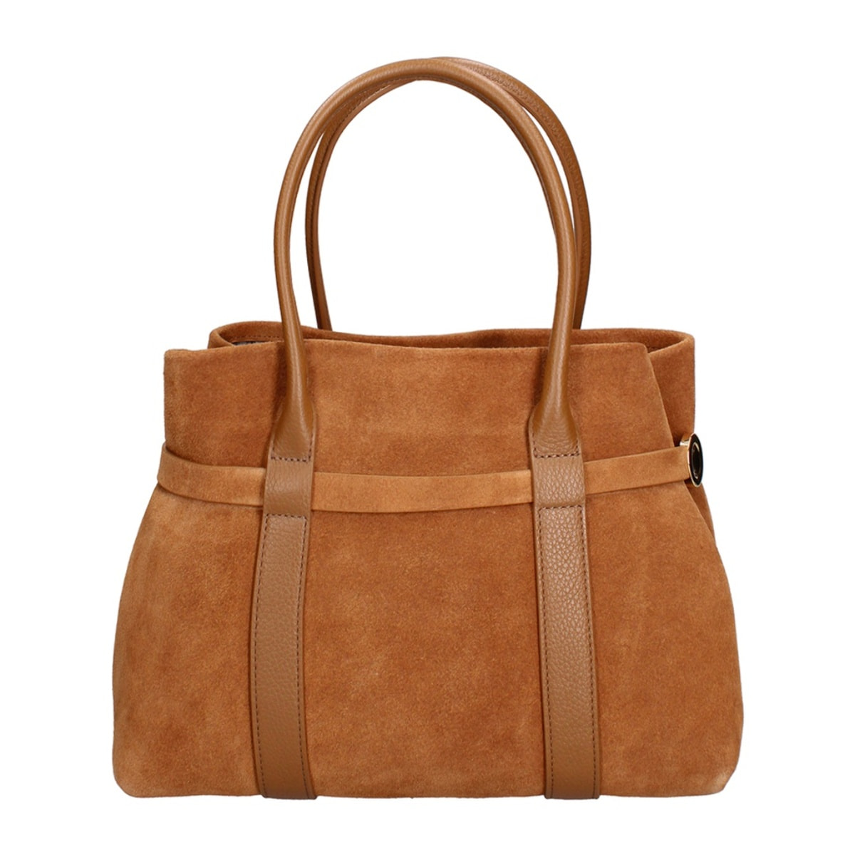 Borsa a mano da donna Made in Italy - Modello Lumina Lux - 100% pelle - 28.0 x 20.0 x 13.0 cm