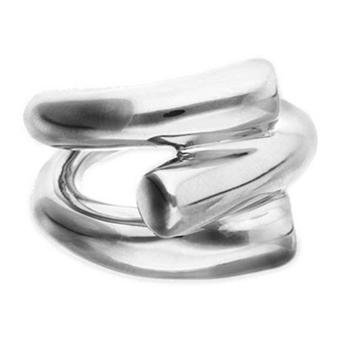 Anillo RAÍCES PLATEADO 12