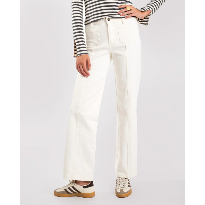 Pantalón de mujer vaquero recto