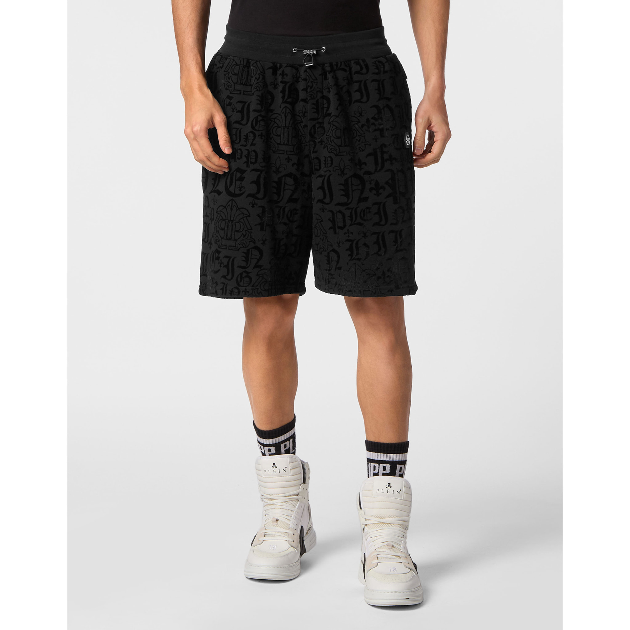 PHILIPP PLEIN Pantalones cortos deportivos GOTHIC PLEIN