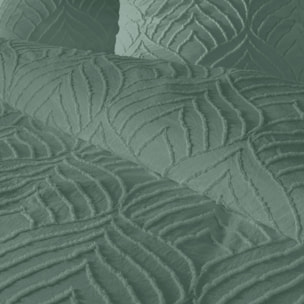 Parure de lit 3 pièces tufté - Vert