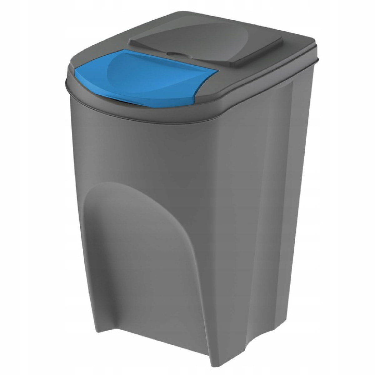 Juego de 3 cubos de reciclaje 105L Prosperplast Sortibox, gris