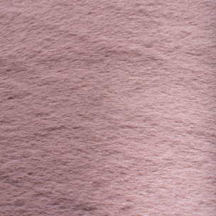 AVA - Tapis doux à poils longs lavable en machine - Rose