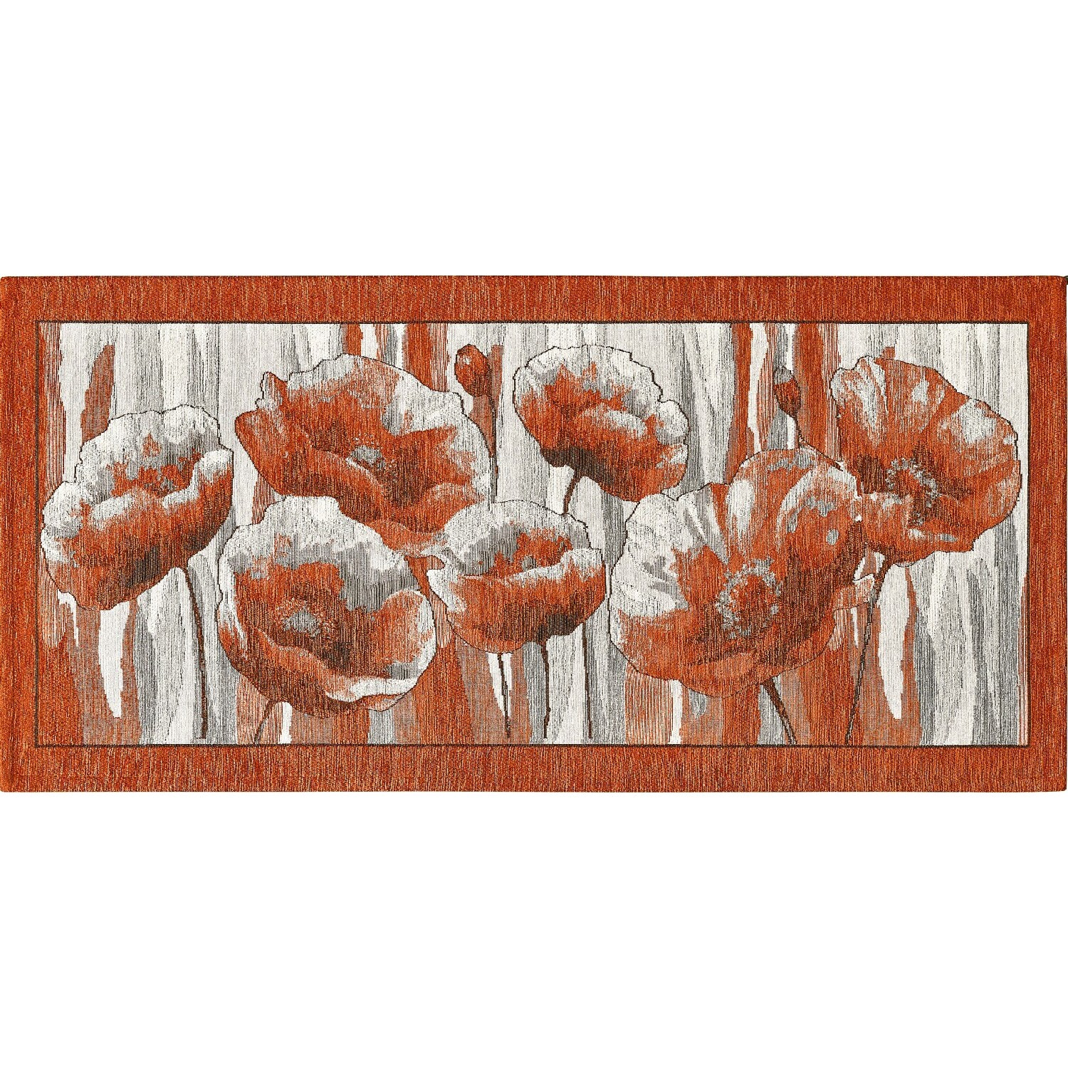 Passatoia Guida Tappeto Cucina Arancio