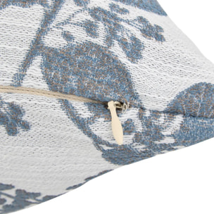 Coussin Samara 40x40cm bleu orage