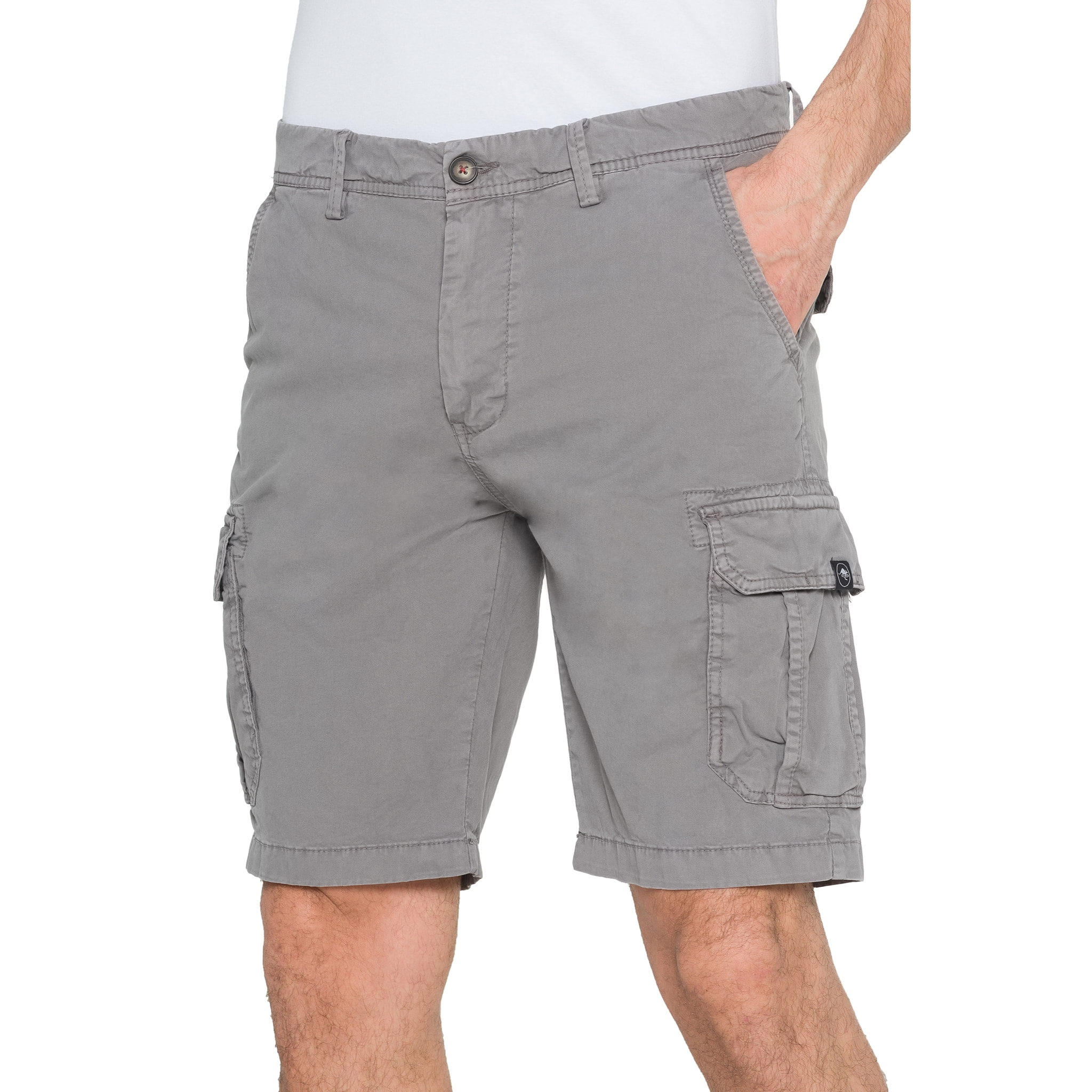 Bermudas Hot Buttered Athabasca cargo Gris Claro