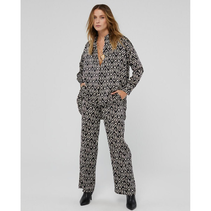 Maglietta lunga con logo