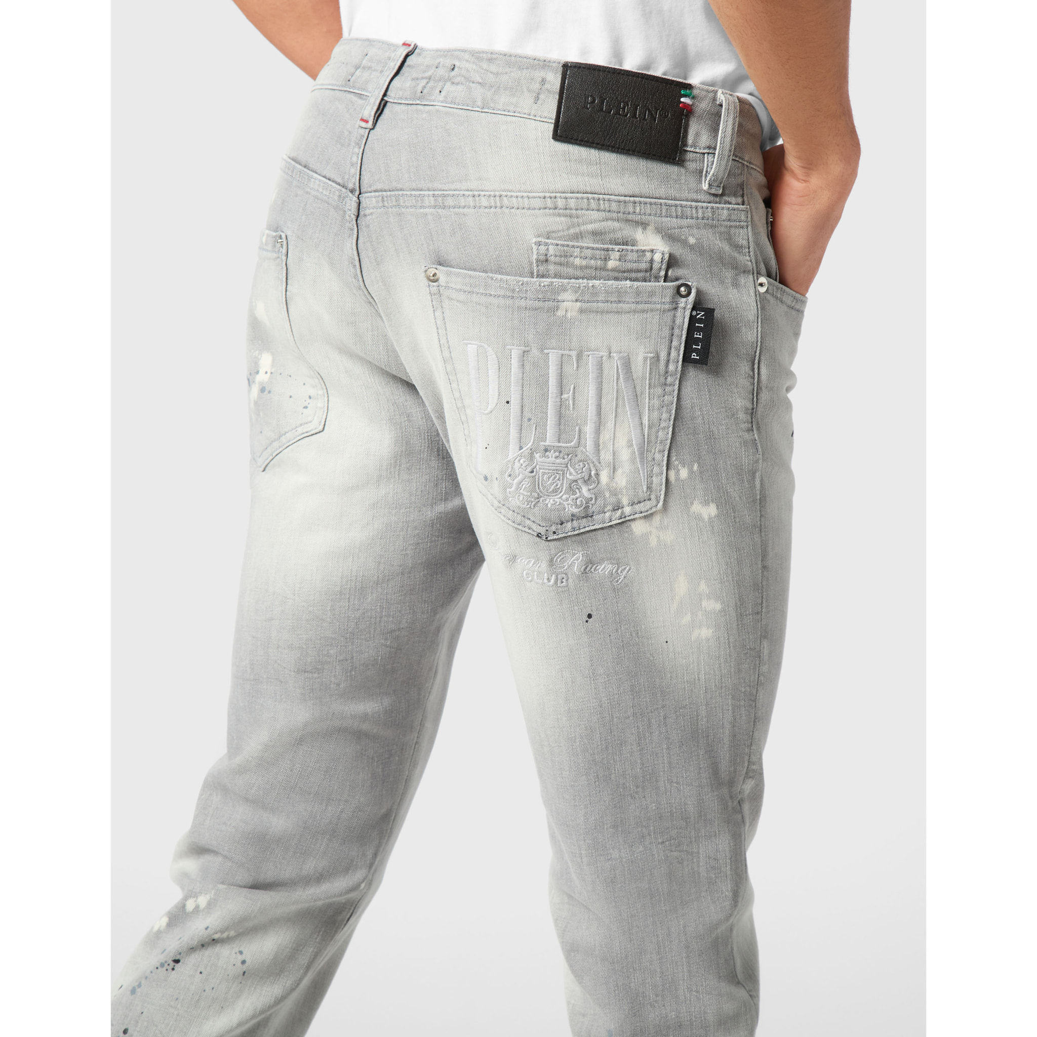 PHILIPP PLEIN Jeans Straight Cut RACING