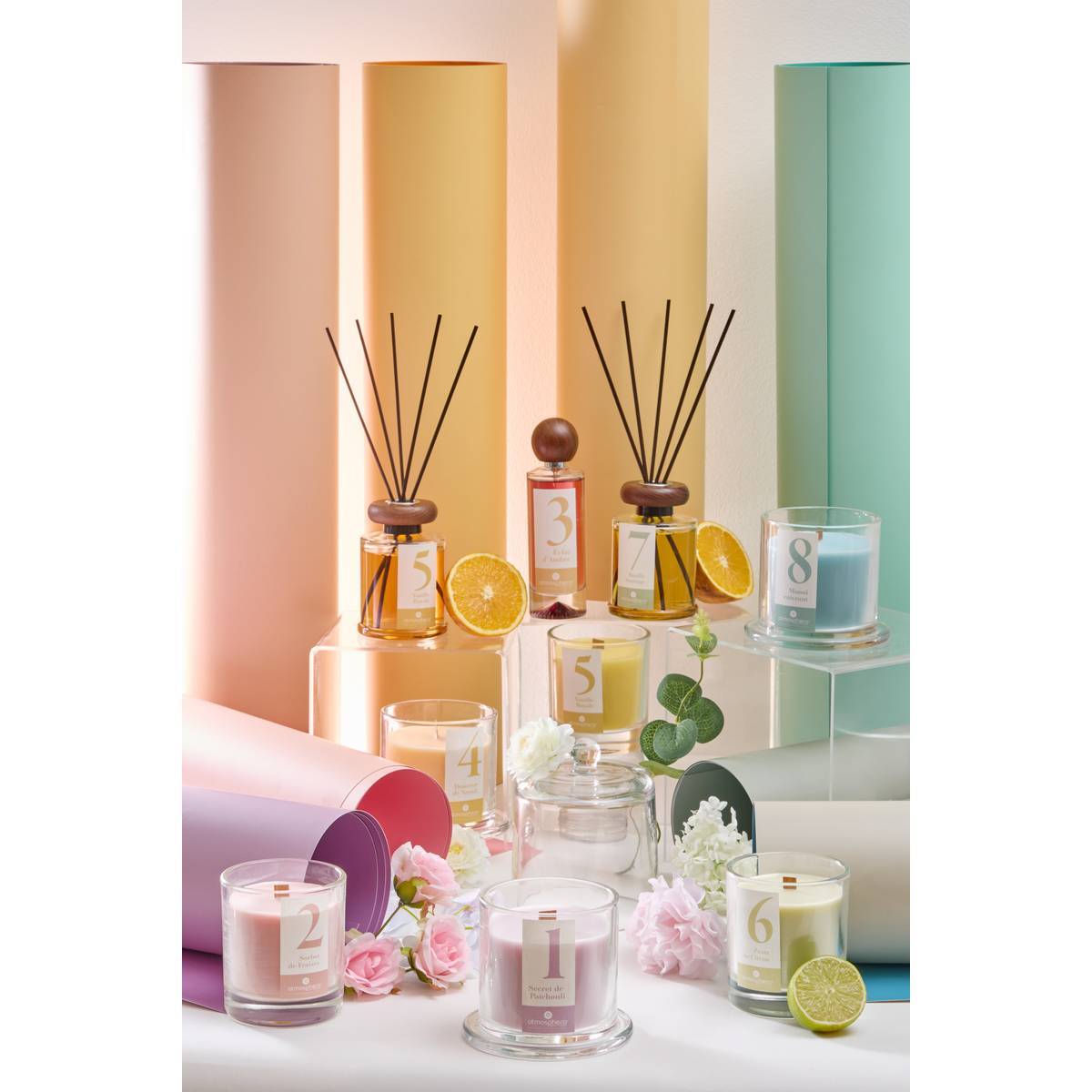 Bougie parfumée 180g Numia Zeste de Citron