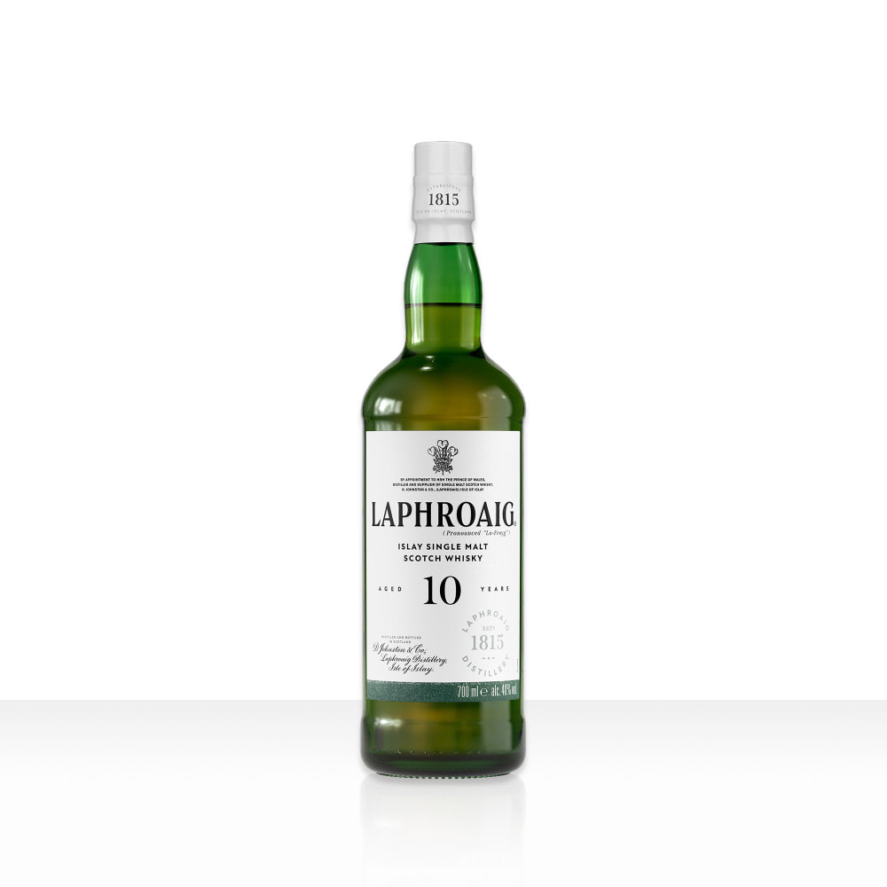Laphroaig 10 ans Islay Single Malt Scotch Whisky avec Étui| 40% vol | 70cl