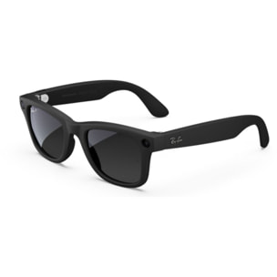 Lunettes connectées META Ray-Ban Wayfarer (grande), Noir Mat, Dégradé Graphite Polarisé