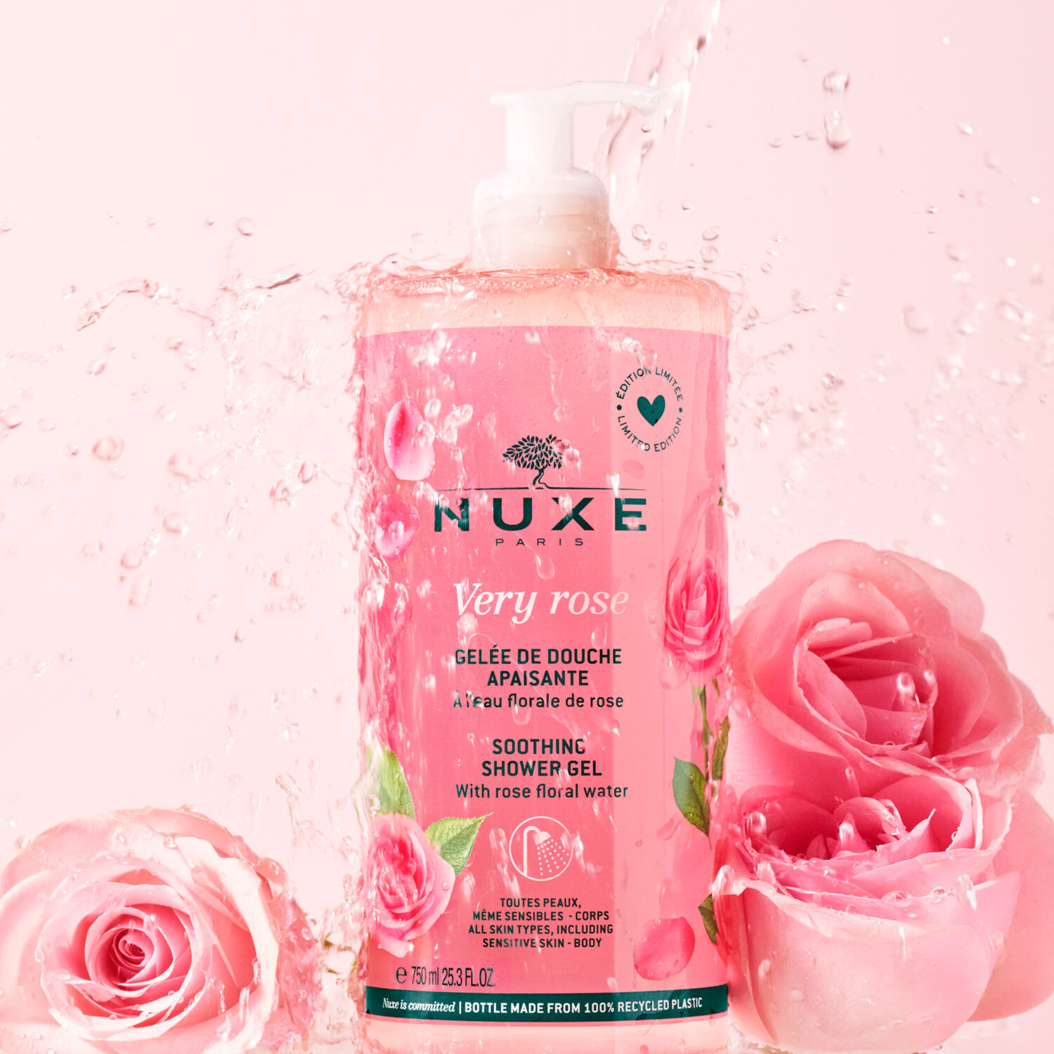 Very Rose - Gelée de Douche Apaisante Very Rose 750ml