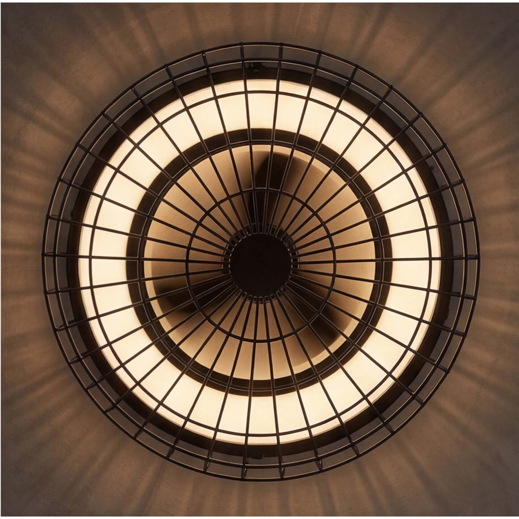 Forlight Merak - Ventilador de Techo con Lámpara LED sin Aspas. Ventilador de Plafón 6 Velocidades y Luz Regulable 2700-6000K