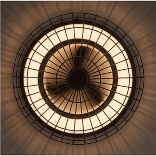 Forlight Merak - Ventilador de Techo con Lámpara LED sin Aspas. Ventilador de Plafón 6 Velocidades y Luz Regulable 2700-6000K