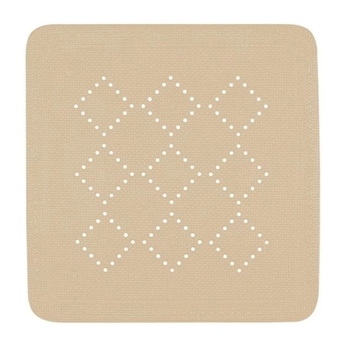 Tapis Fond de douche PVC ALASKA 55x55cm Beige Bahamas Spirella
