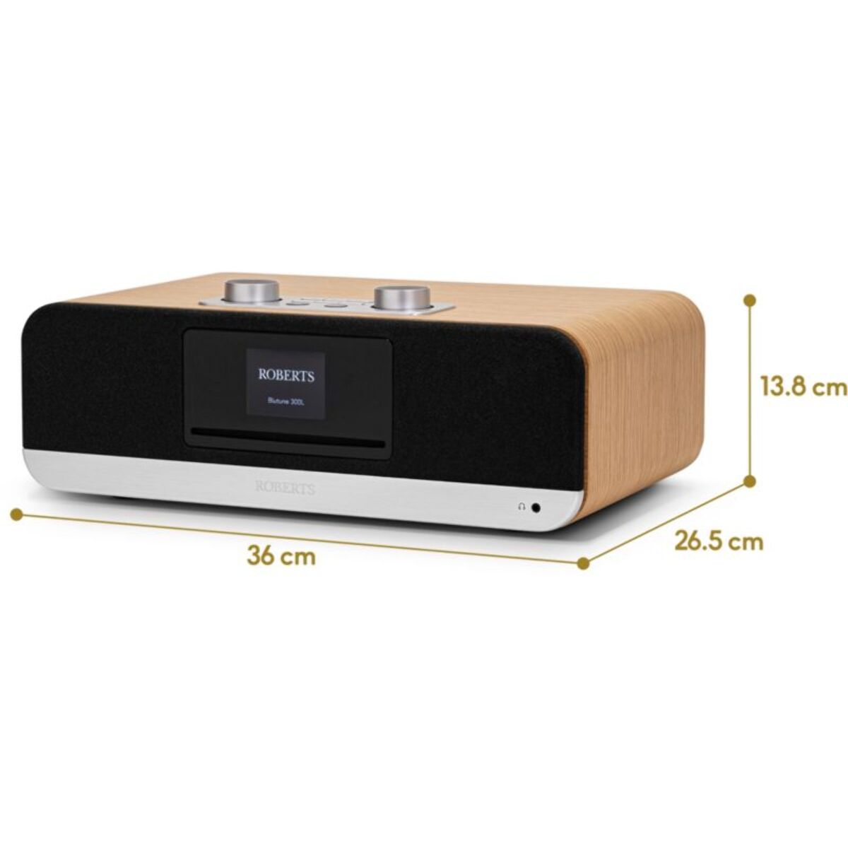 Radio DAB ROBERTS BLUTUNE 300LE BOIS CERISIER