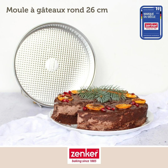 Ensemble de 2 Moules à manqué à charnière Zenker Silver