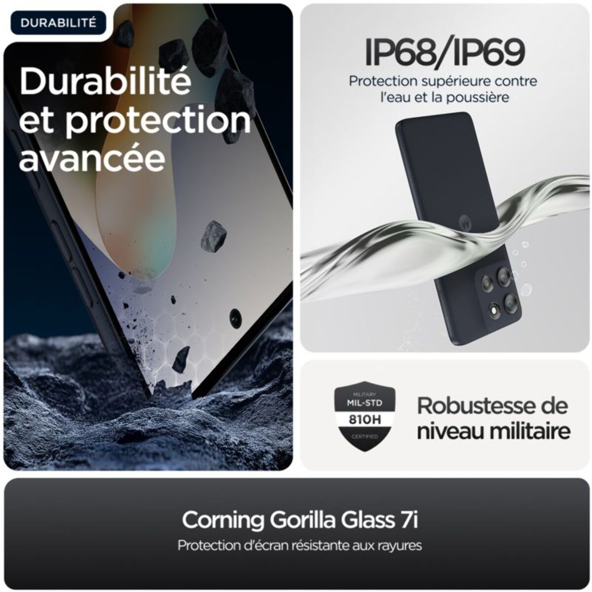 Smartphone MOTOROLA G56 Noir 256Go