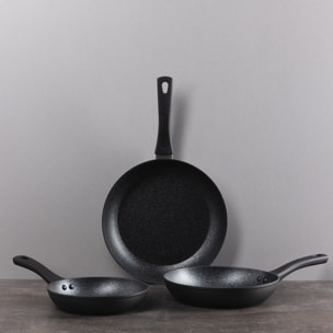 Set de 3 Sartenes en Aluminio forjado Ø20Ø24Ø28cm WILLOW San Ignacio