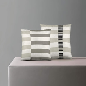 Naturals - Funda de Cojín Estampado - Con Cremallera - Sin relleno - 100% Algodón - Robert