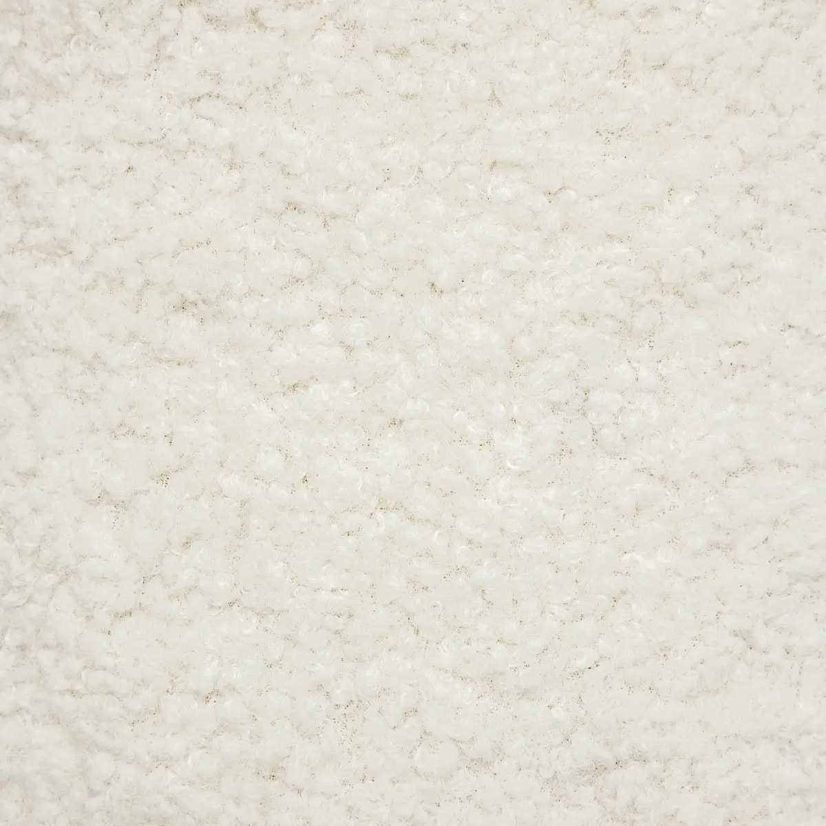 Tabouret d'appoint Inuit dreams bouclette blanche