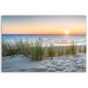 Tableau plage au lever du soleil apaisant Toile imprimée