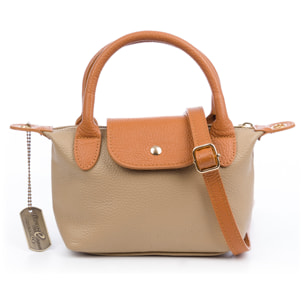 Baucina Borsa a mano Donna. Pelle autentica Dollaro.