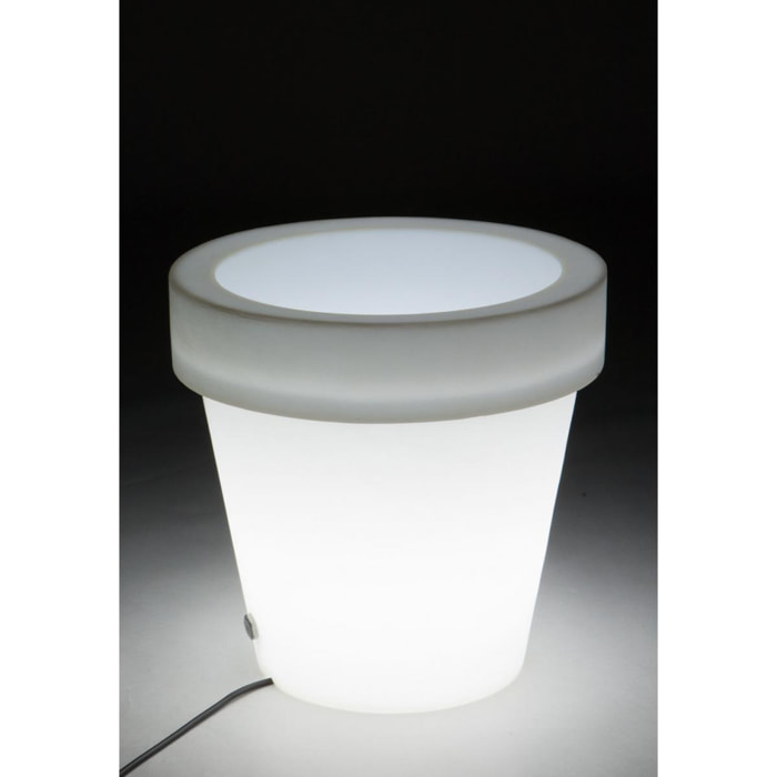 Tomasucci Vaso luminoso per esterno / interno BELL 45 - NEW GARDEN bianco