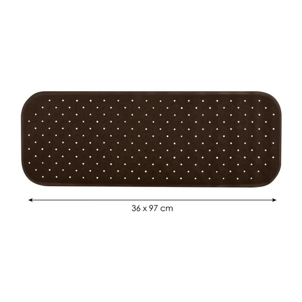 Tapis Fond de baignoire antidérapant Caoutchouc CLASS Chocolat MSV