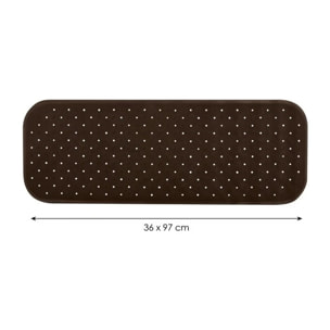 Tapis Fond de baignoire antidérapant Caoutchouc CLASS Chocolat MSV