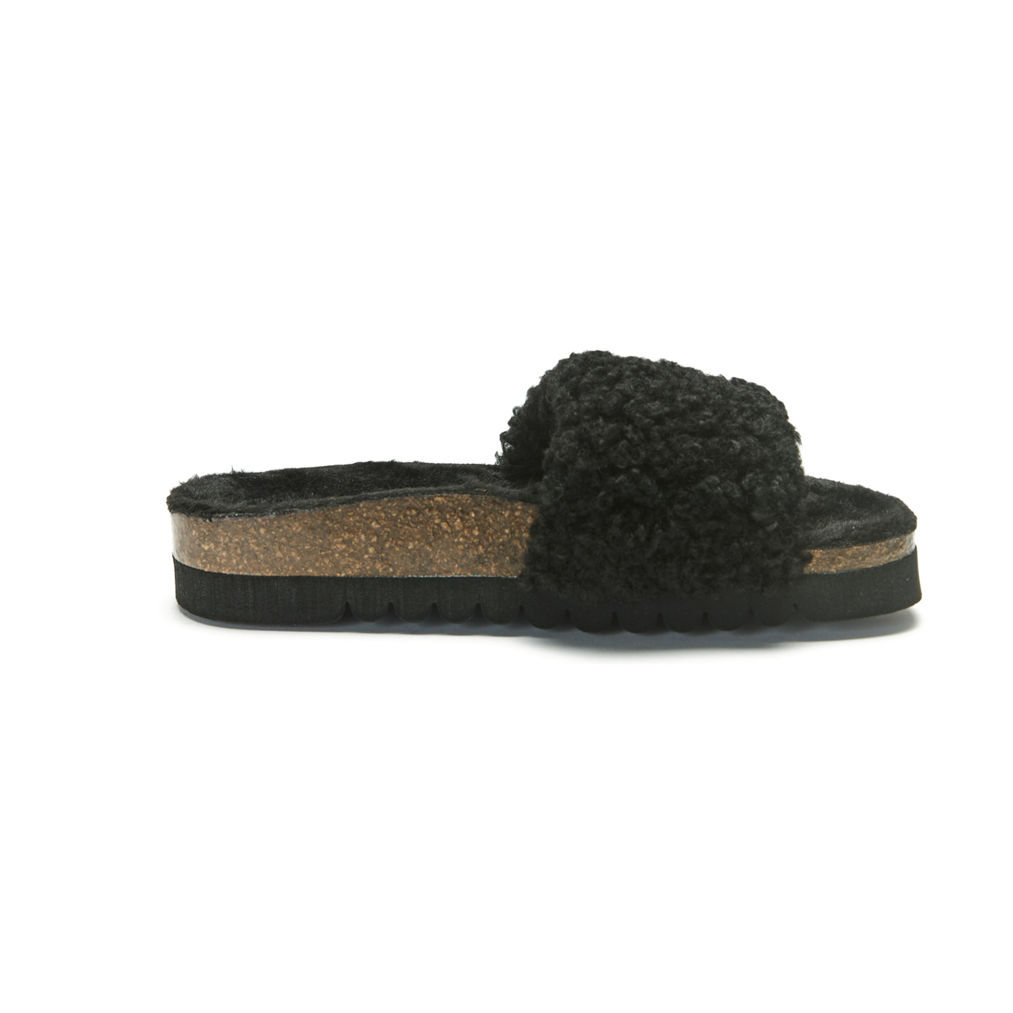 Ciabattina Mandèl Teddy Nero