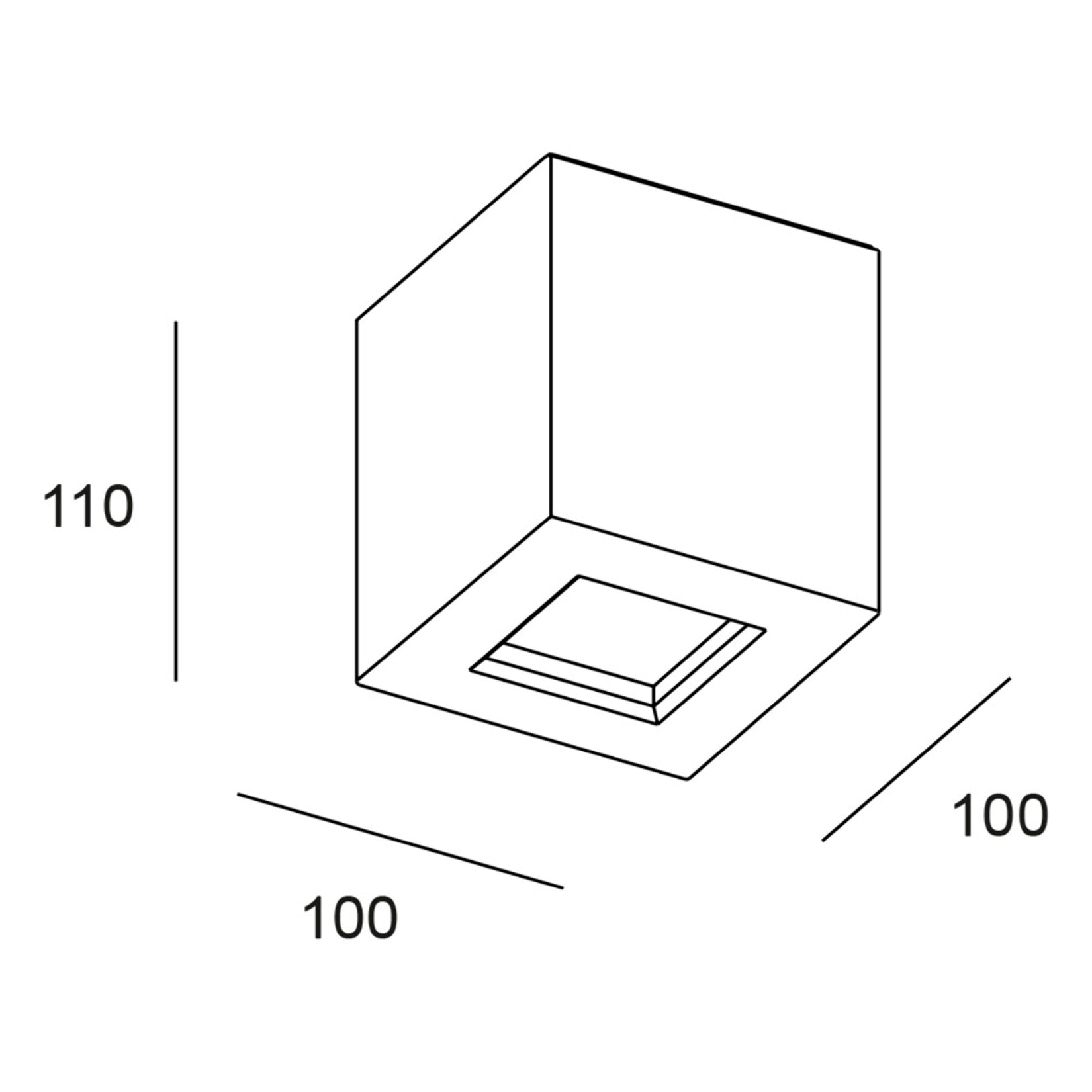 Forlight Plafon Ip44 Alma Gu10 8W Cemento