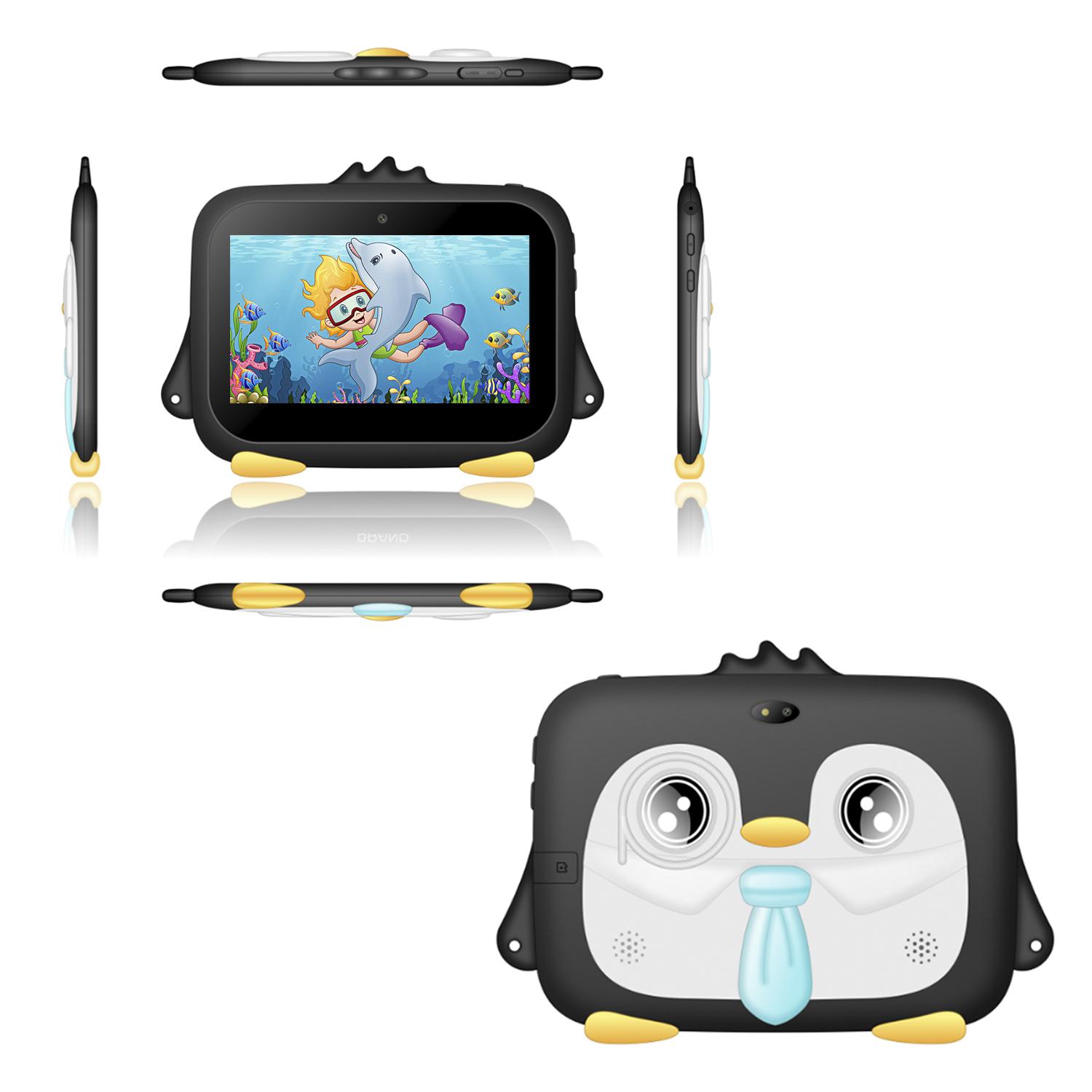 DAM Tablet Infantil K716 WiFi. SO Android 7.0 . Pantalla 7'' 1024x600px. MTK 8321 Quad Core 1.3GHz, 1GB RAM + 8GB. Doble cámara. 23x0,9x16,4 Cm. Color: Negro