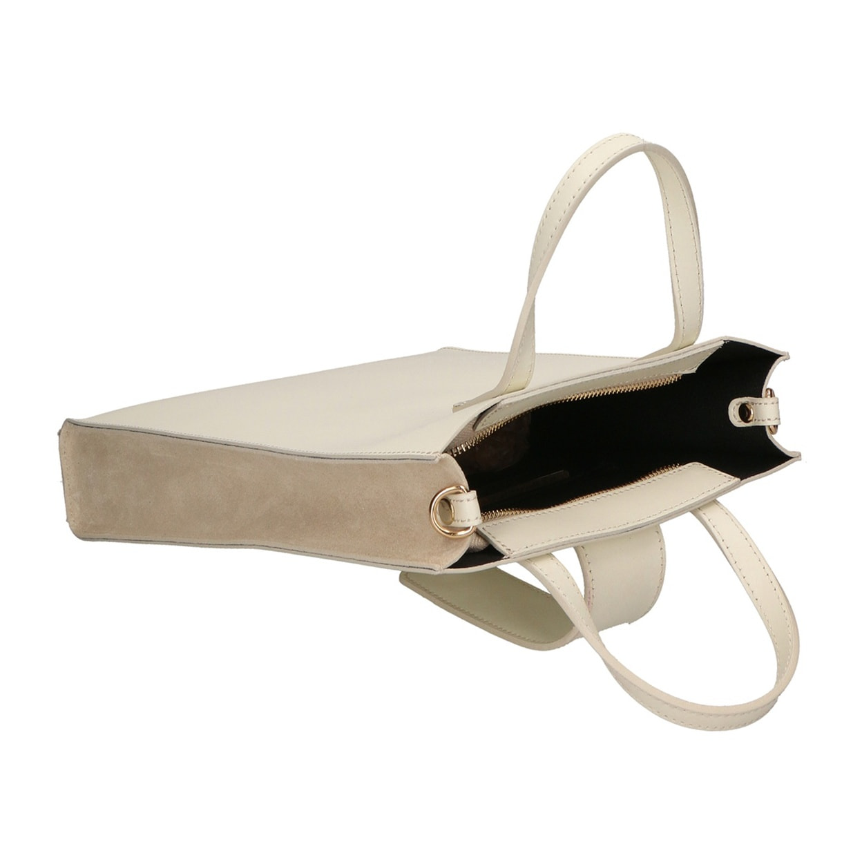 Borsa a mano da donna - Modello Giuseppina - Vera pelle - 33.0 x 26.0 x 9.0 cm