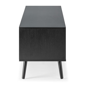 Mueble TV Lluvia 3 puertas color Negro