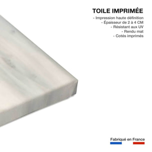 Tableau brouillard hivernal Toile imprimée