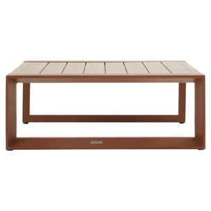 Salon de jardin Allure 5 places acajou