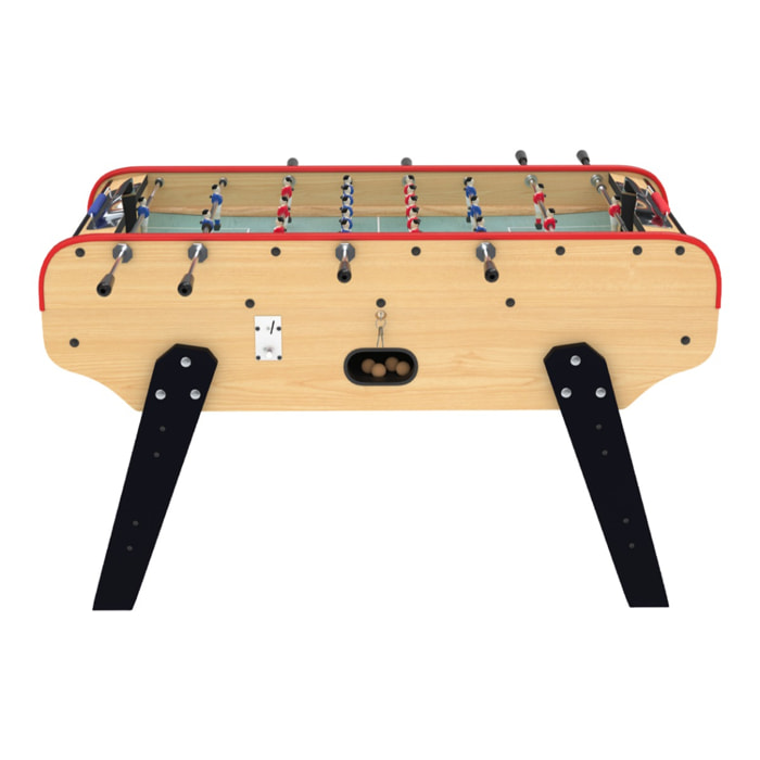 Baby foot avec monnayeur en bois clair - Bistrot