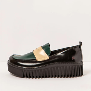 Zapatos 1530S NAPPA SHINNY BLACK-JUNGLE/BRIGHTON color Black-jungle