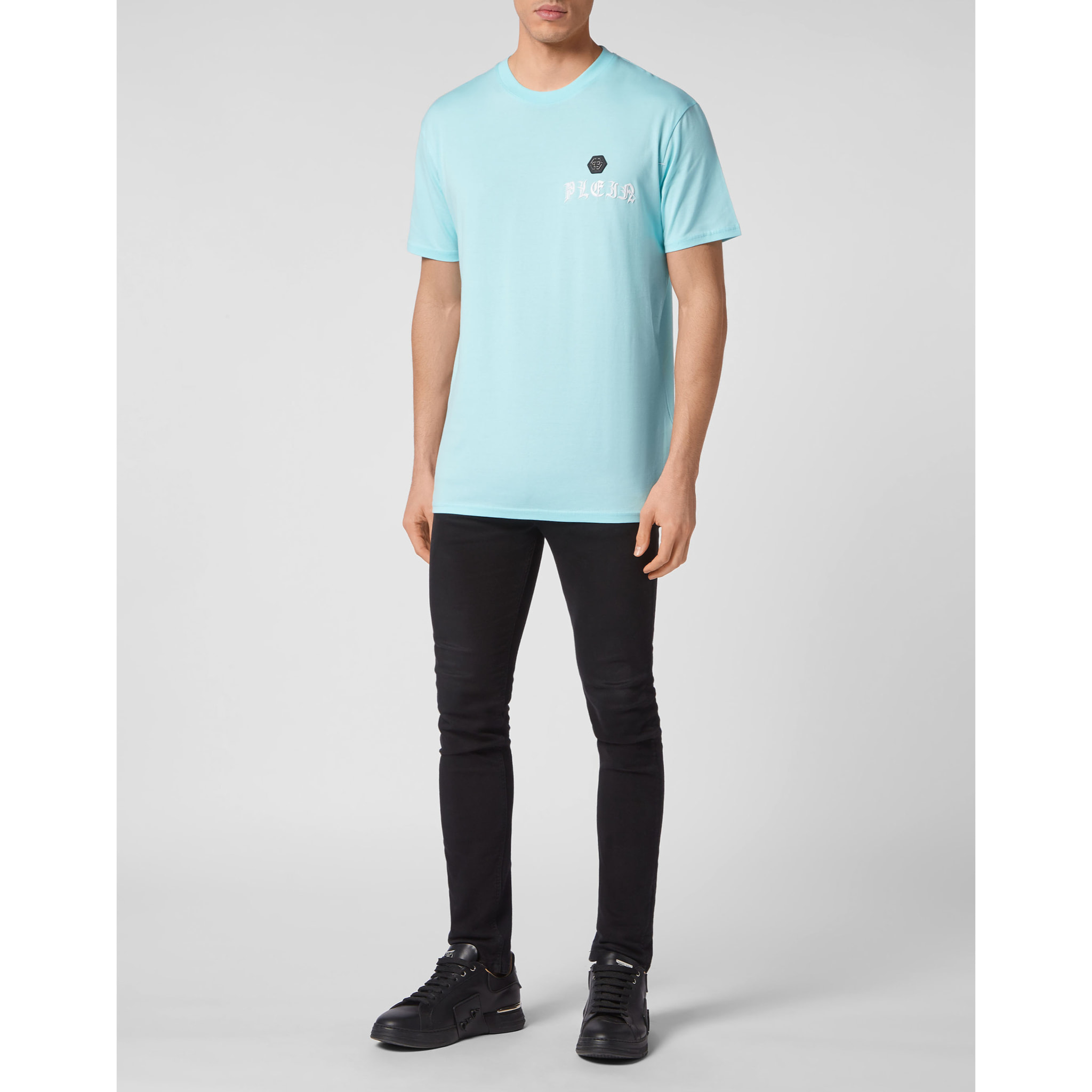 PHILIPP PLEIN T-Shirt Round Neck GOTHIC PLEIN