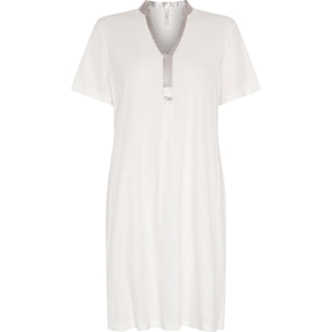 Camisón mujer lencero raso de manga corta