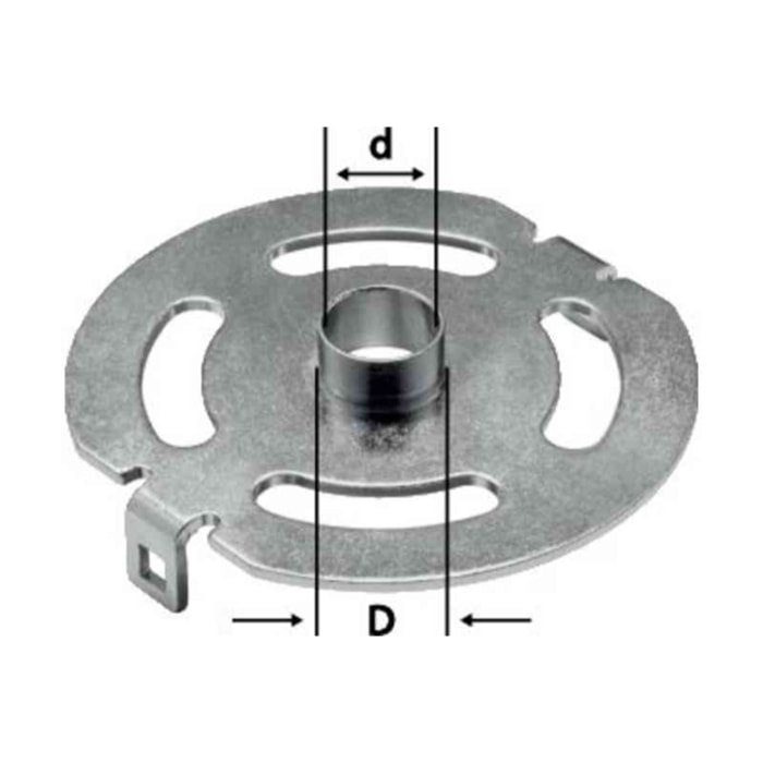 Bague de copiage FESTOOL KR-D 17,0/OF 1400 - 493315