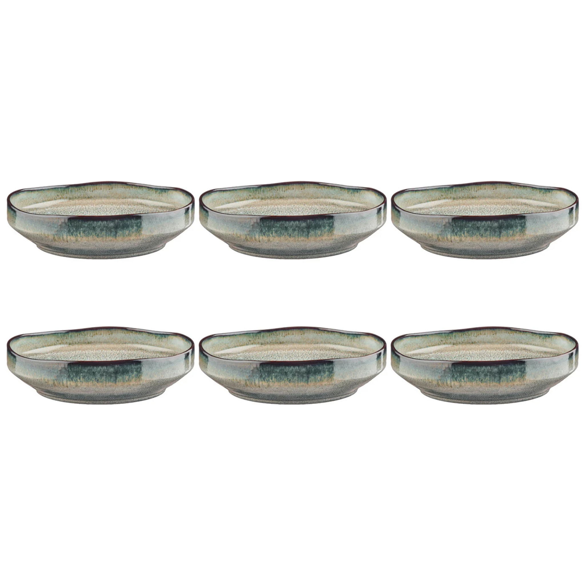 Assiette creuse GENESIS Ø21cm - 6 pièces - Terre