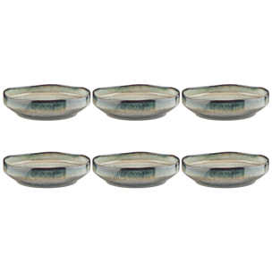 Assiette creuse GENESIS Ø21cm - 6 pièces - Terre