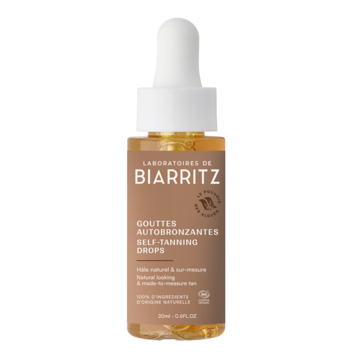 Gouttes Autobronzantes - Gouttes Autobronzantes Bio Hâle Naturel & sur-Mesure 20ml